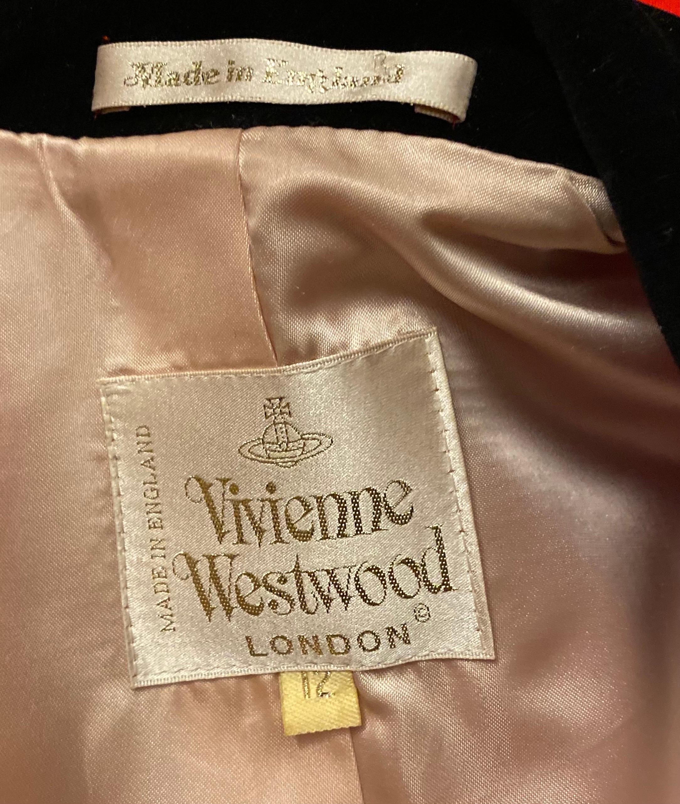 Vivienne Westwood Vintage 1994 A/W Runway Gold Label Riding Jacket  3