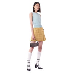 Vivienne Westwood Vintage F/W 1993 Anglomania jupe à carreaux jaunes