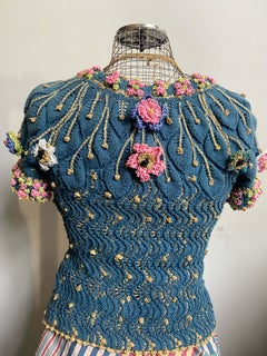 Vivienne Westwood Vintage F/W 1994 " On Liberty" Floral Knitted Top