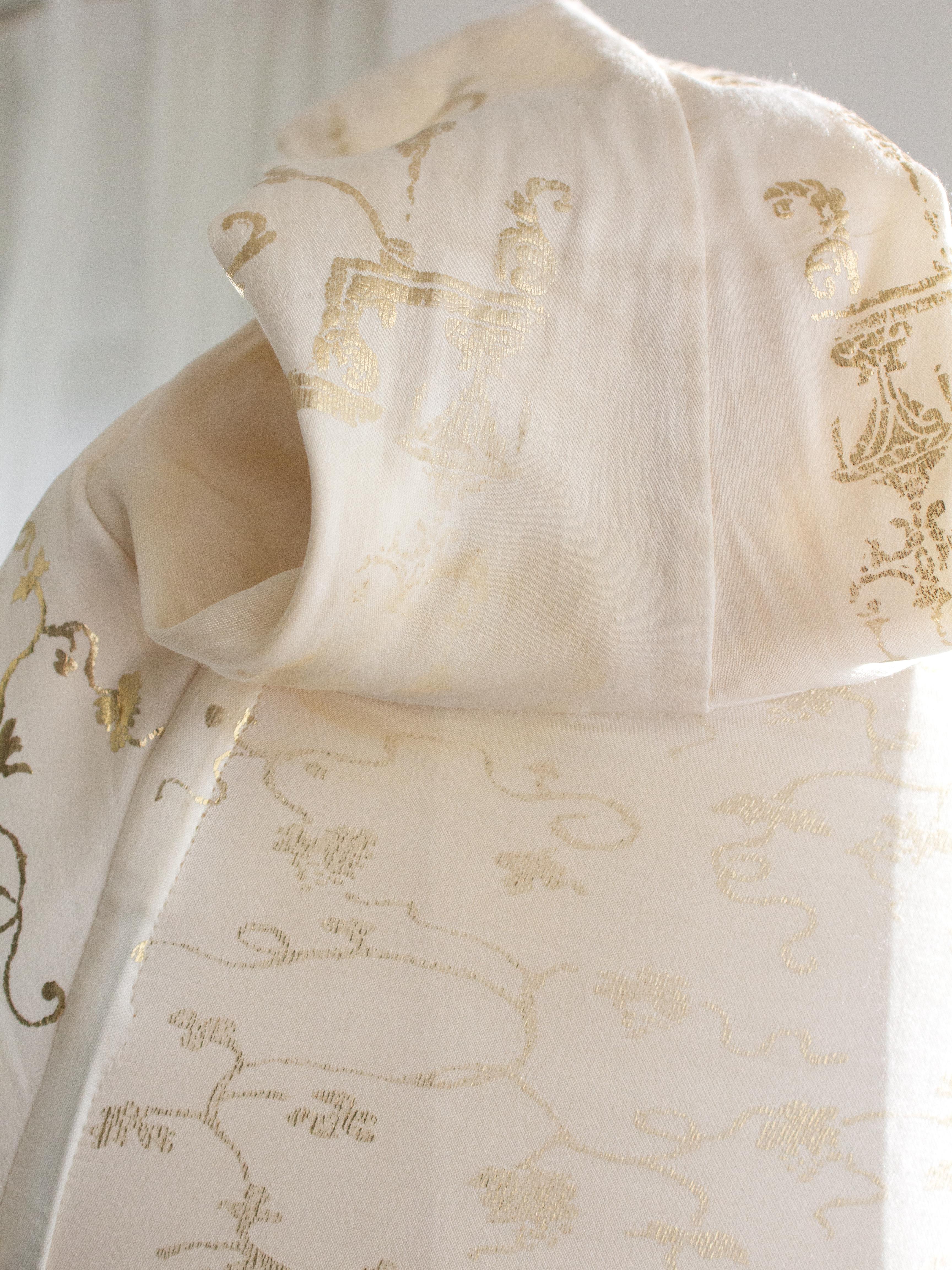 Vivienne Westwood Vintage H/W1991 Weißgold Satin-Boulle-Korsett-Oberteil aus Weißgold im Angebot 8