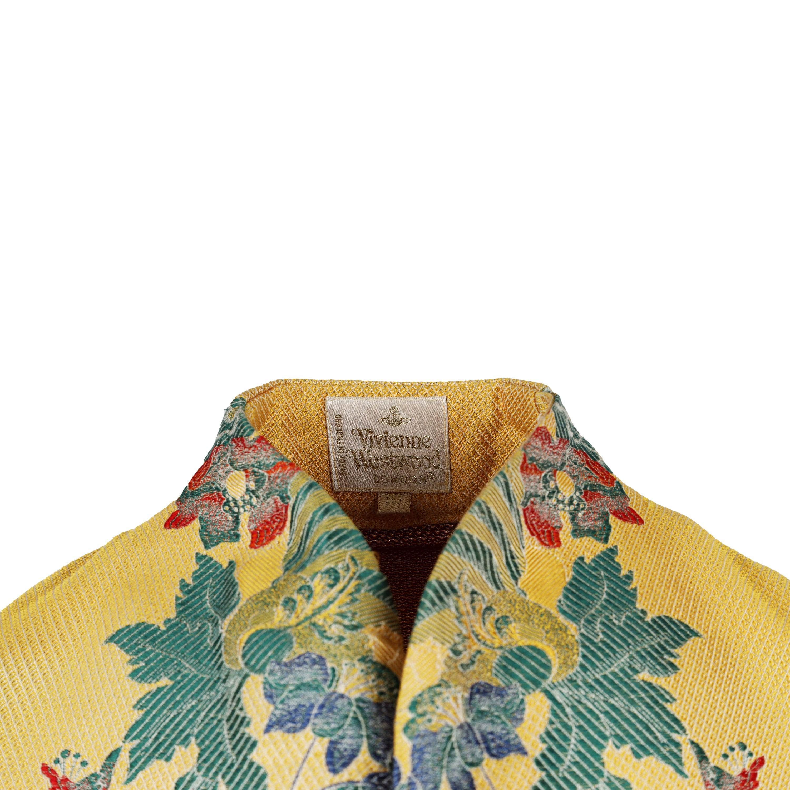 Vivienne Westwood Vintage Jacquard-Kleid aus Jacquard - 90er Jahre im Zustand „Gut“ im Angebot in Milano, IT