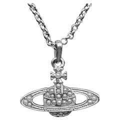 Vivienne Westwood - Vintage Pendant Necklace - ’Pearl Orb’ Drop Pendant