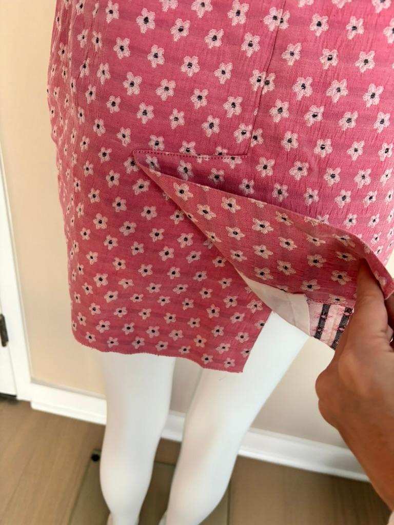 Women's VIVIENNE WESTWOOD Vintage Pink Floral Skirt Suit
