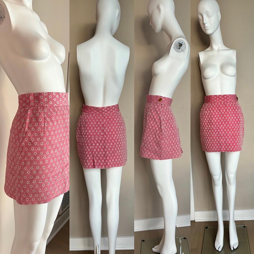 VIVIENNE WESTWOOD Vintage Pink Floral Skirt Suit 1