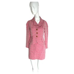 VIVIENNE WESTWOOD Vintage Pink Floral Skirt Suit