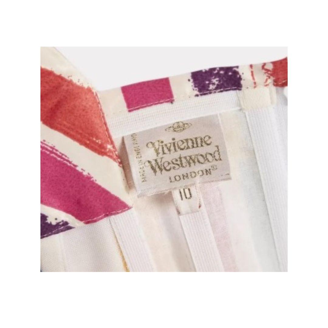 Women's Vivienne Westwood Vintage Polka Dot Silk Evening Gown Spring/Summer 1996