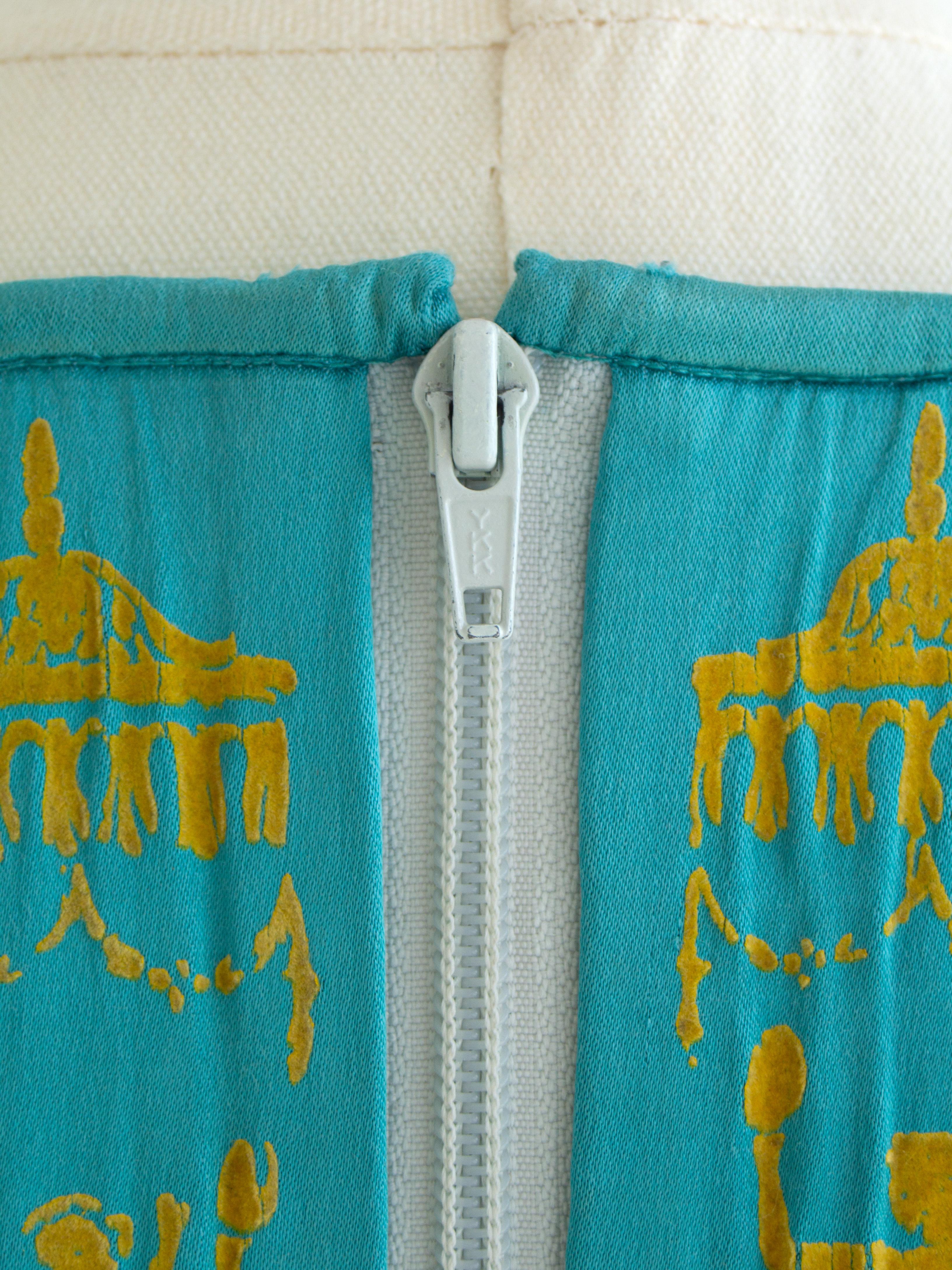 Vivienne Westwood Vintage S/S 1992 Salon Boulle Türkisblaues Korsett-Oberteil im Angebot 6