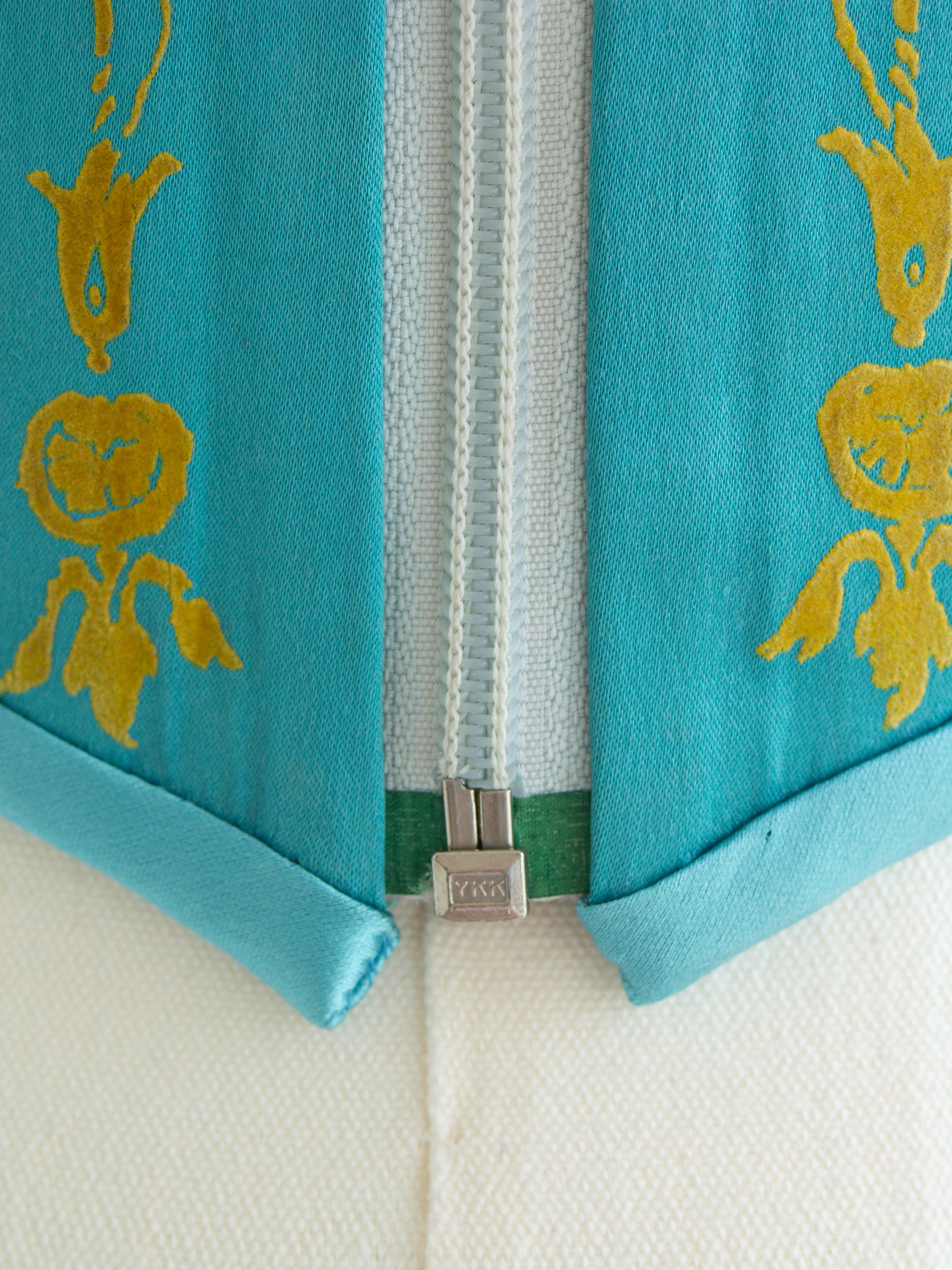 Vivienne Westwood Vintage S/S 1992 Salon Boulle Türkisblaues Korsett-Oberteil im Angebot 7