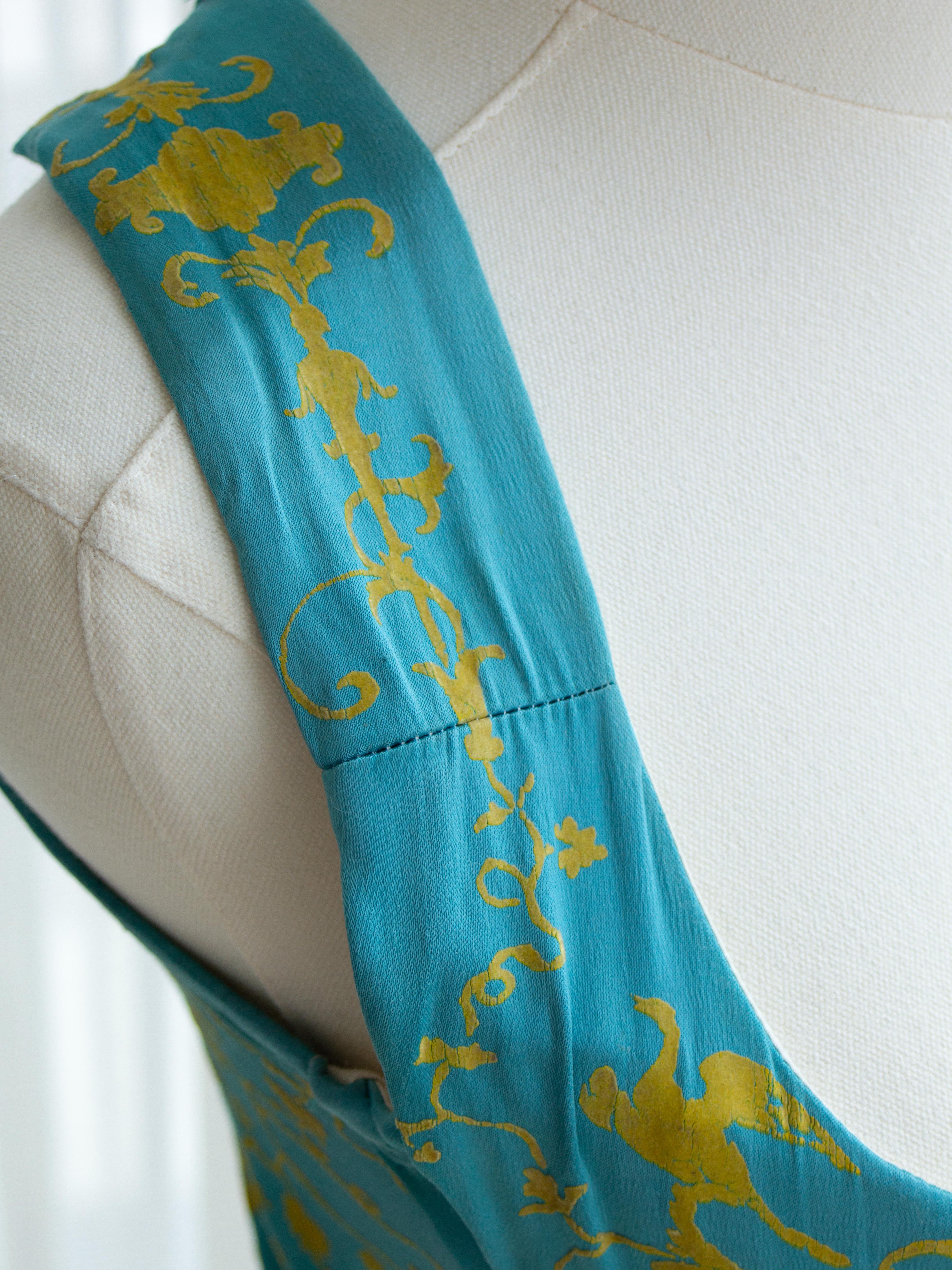 Vivienne Westwood Vintage S/S 1992 Salon Boulle Türkisblaues Korsett-Oberteil im Angebot 9