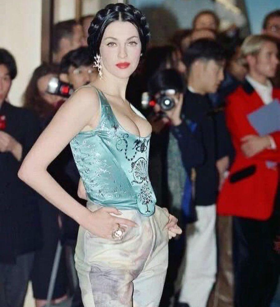 Vivienne Westwood Vintage S/S 1992 Salon Boulle Türkisblaues Korsett-Oberteil (Grün) im Angebot