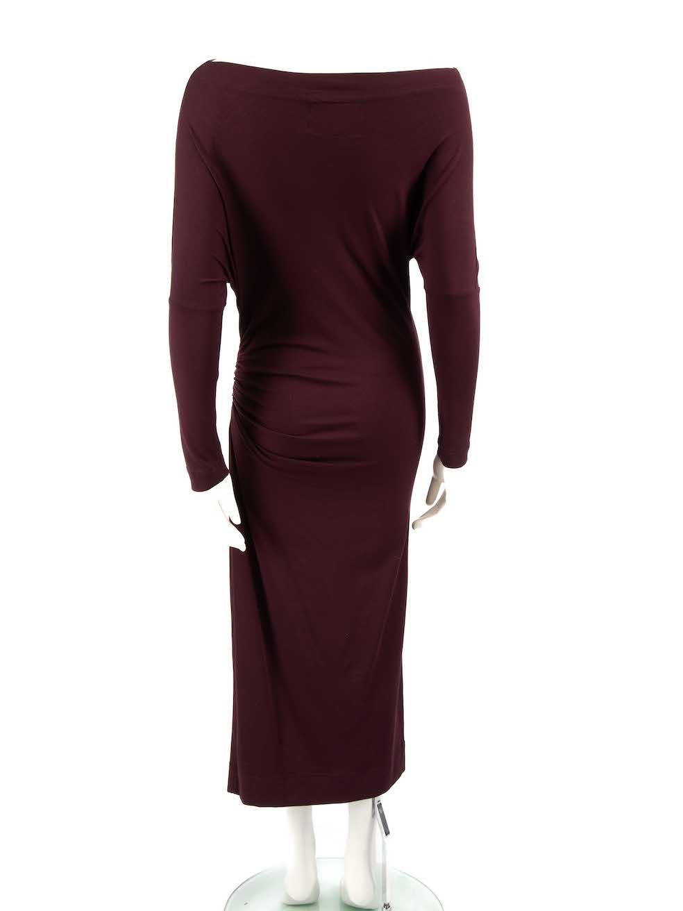 Black Vivienne Westwood Vivienne Westwood Anglomania Purple Drape Midi Dress Size S