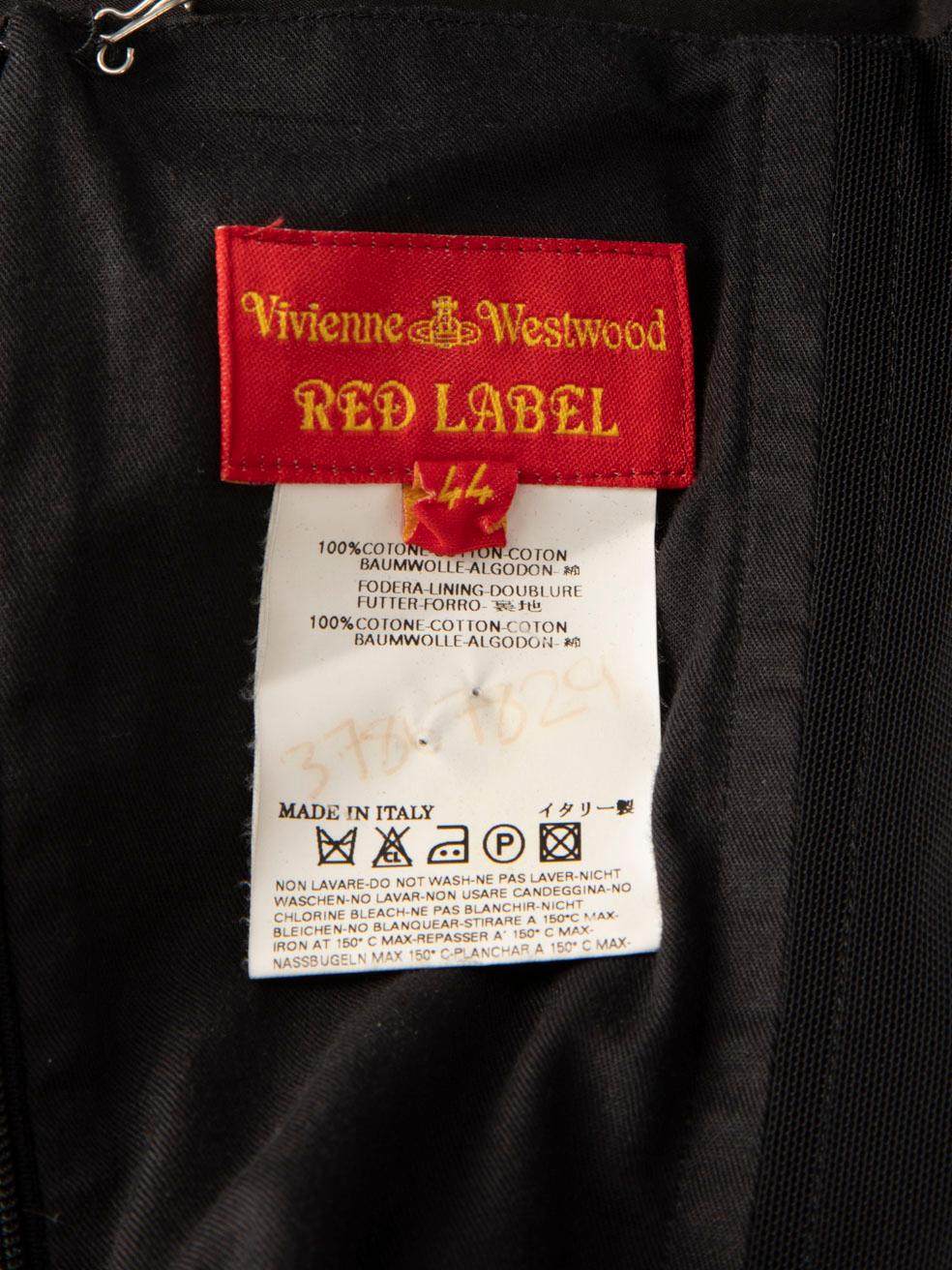 Vivienne Westwood Vivienne Westwood Red Label Black Corset Midi Dress Size L 2