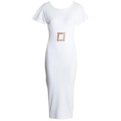 Vivienne Westwood white cotton jersey dress, ss 1989