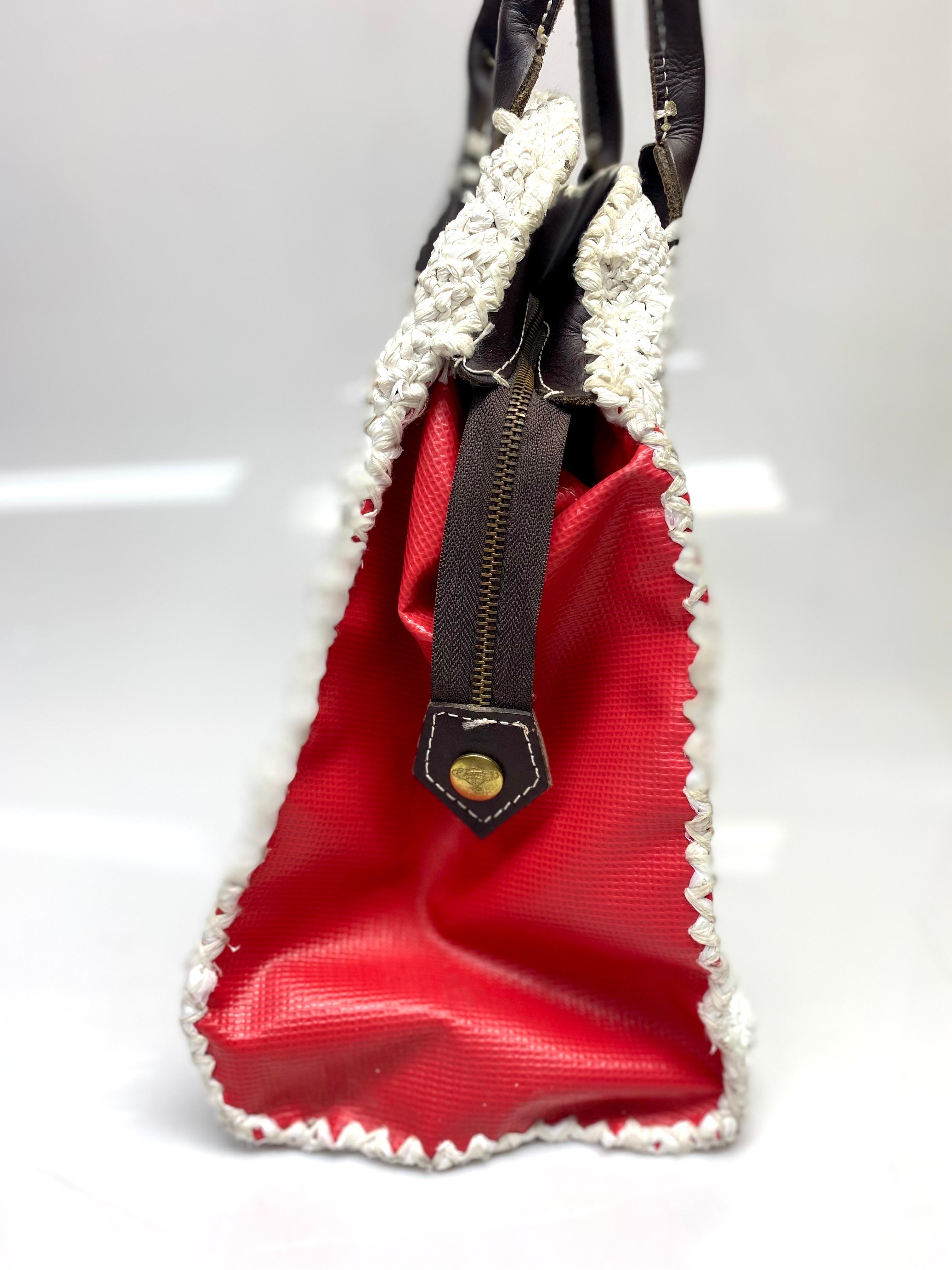 Vivienne Westwood White Crochet Handbag  For Sale 1