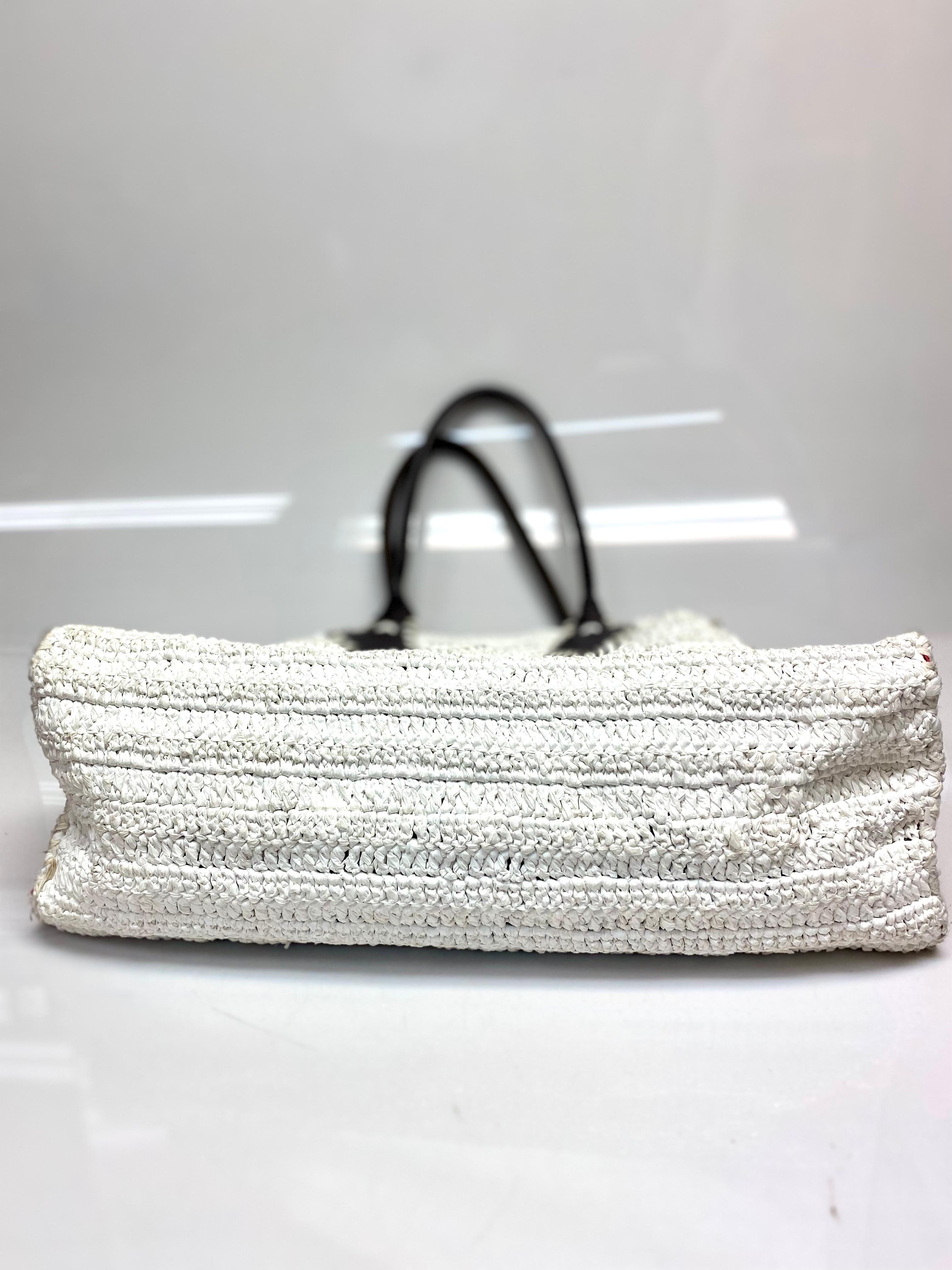 Vivienne Westwood White Crochet Handbag  For Sale 4
