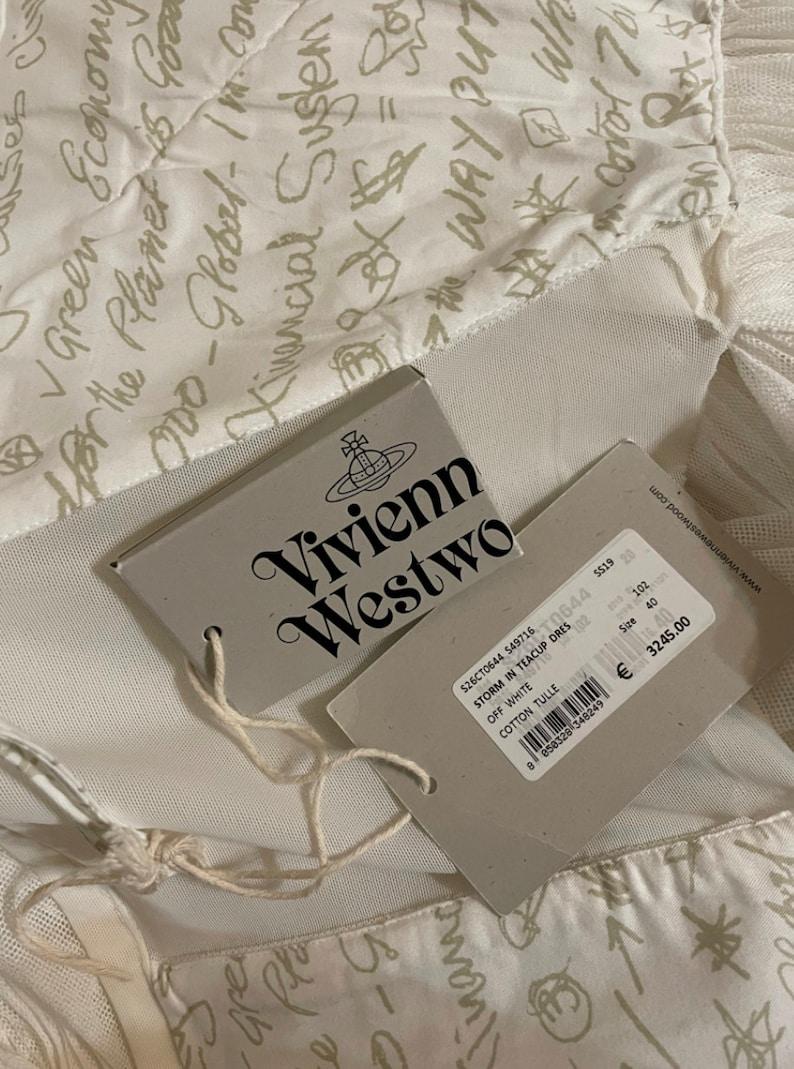 Vivienne Westwood Weißes label Braut-/Korsett-Ehering-/Brautkleid mit Etikett im Angebot 1
