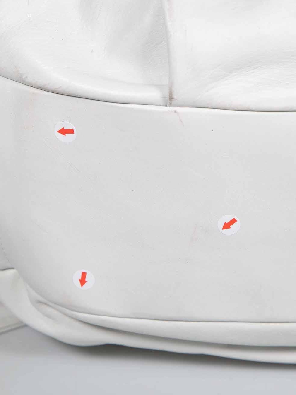 Vivienne Westwood White Leather Shoulder Bag For Sale 3