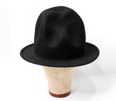 Vivienne Westwood Worlds End Black Wool Felt Mountain Hat