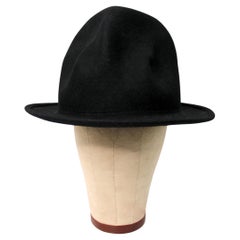 Vivienne Westwood Worlds End Black Wool Felt Mountain Hat