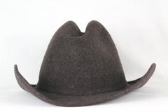 Vivienne Westwood World's End Oversized Brown Felt Cowboy Hat Size OS