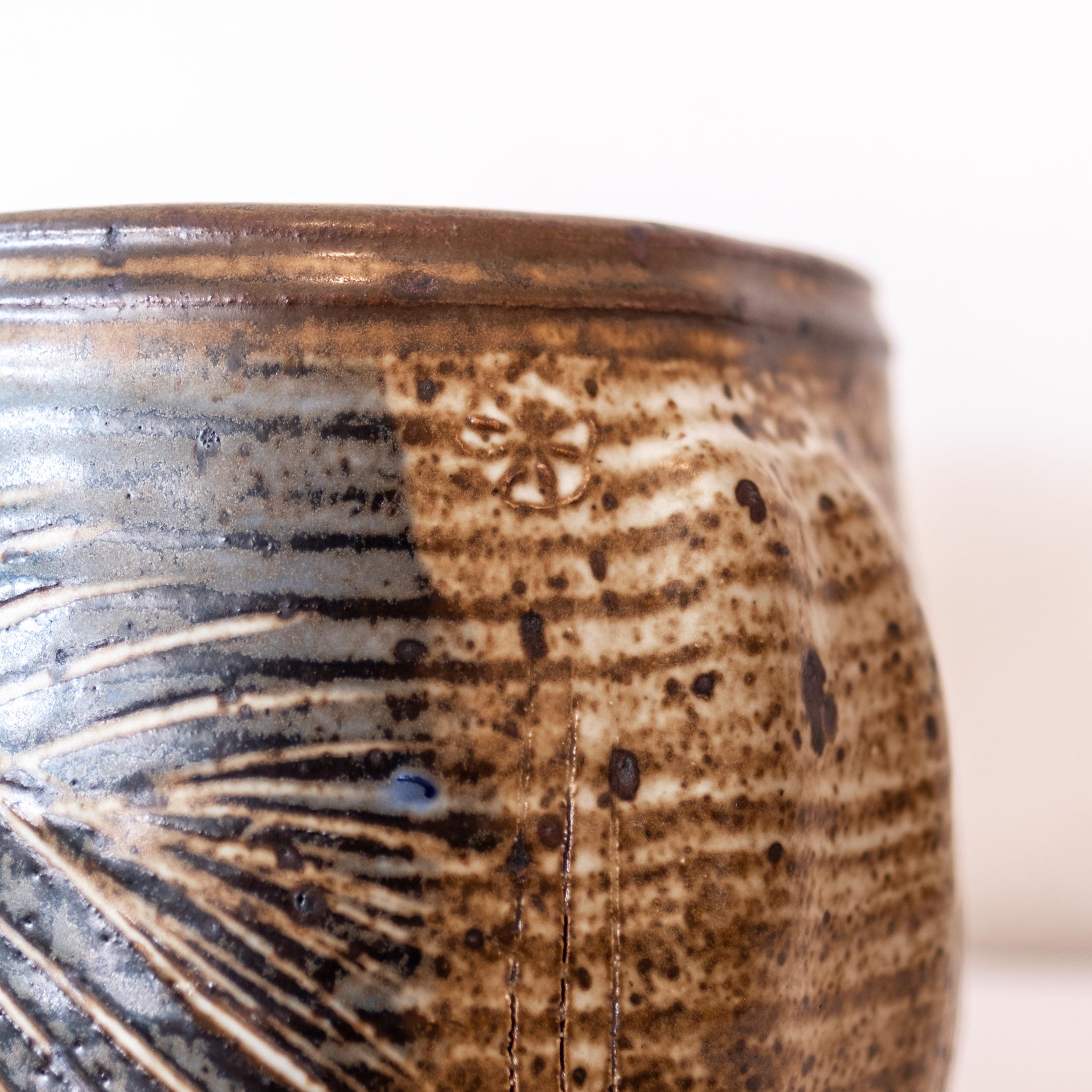 Vivika and Otto Heino Large Decorated Ceramic Bowl 2