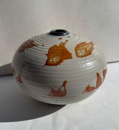 Vivika and Otto Heino pottery/ceramic "weed" vase