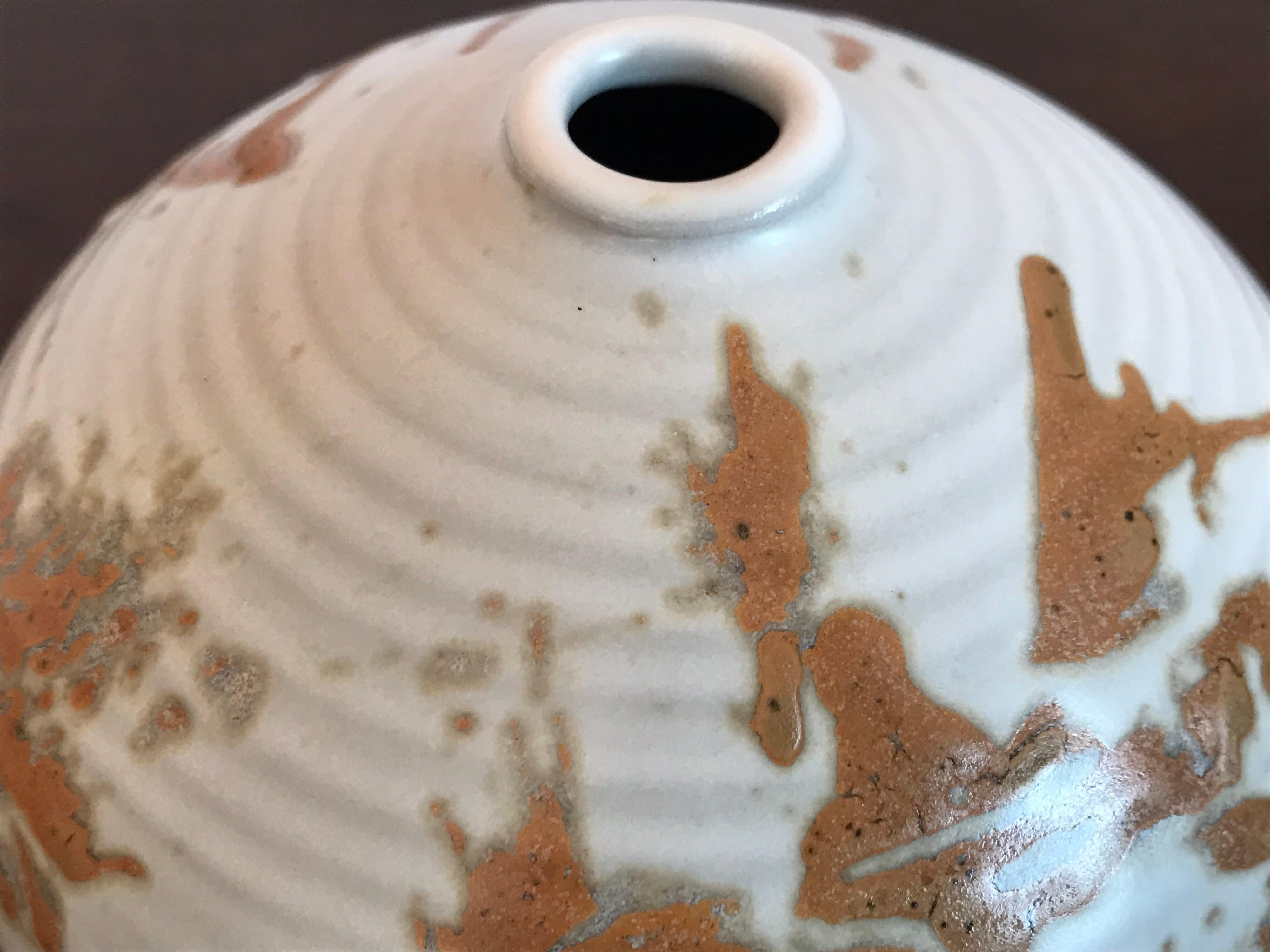 Glazed Vivika and Otto Heino Studio Pottery Weed Vase