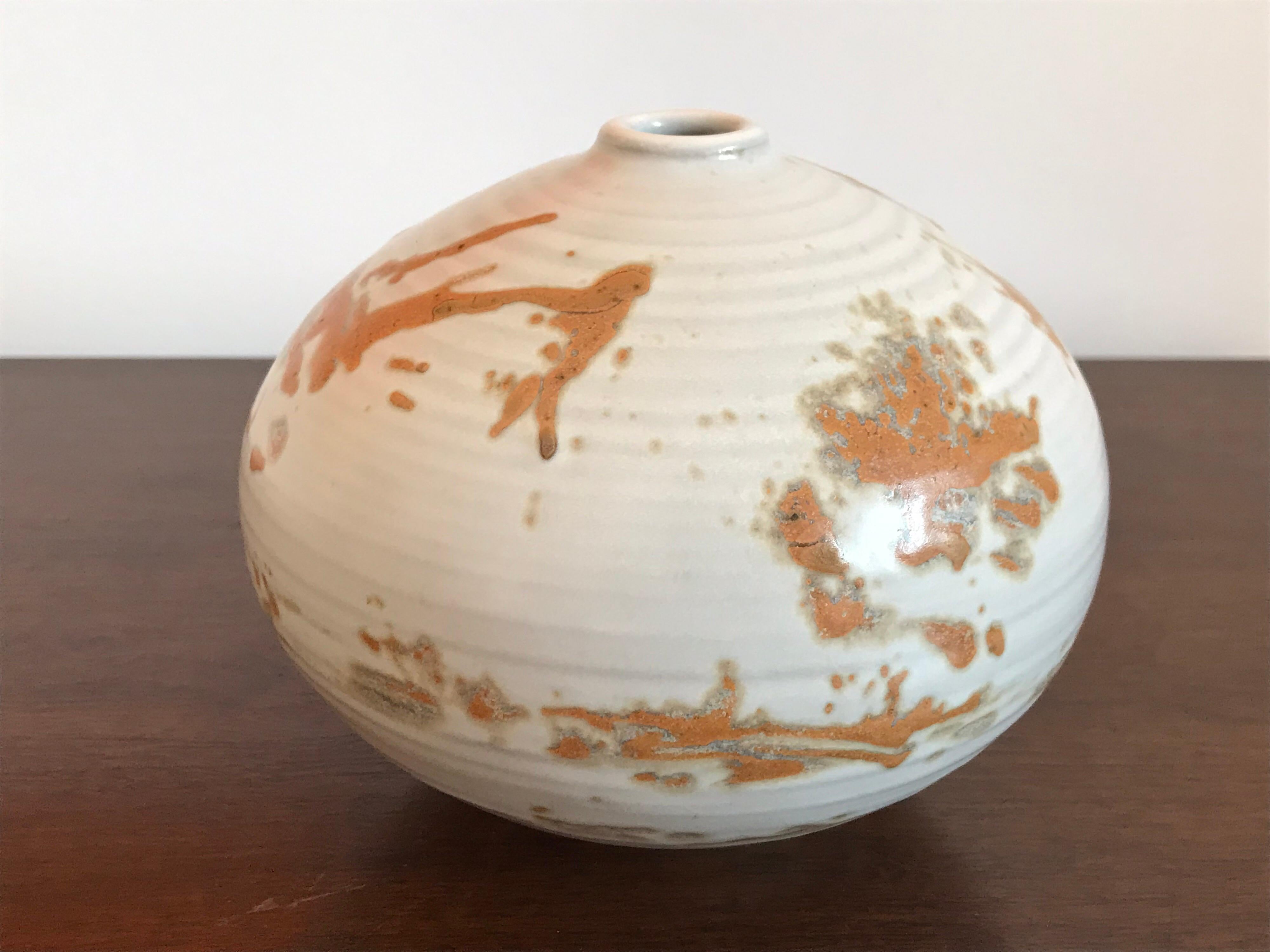 Vivika and Otto Heino Studio Pottery Weed Vase In Good Condition In Los Angeles, CA