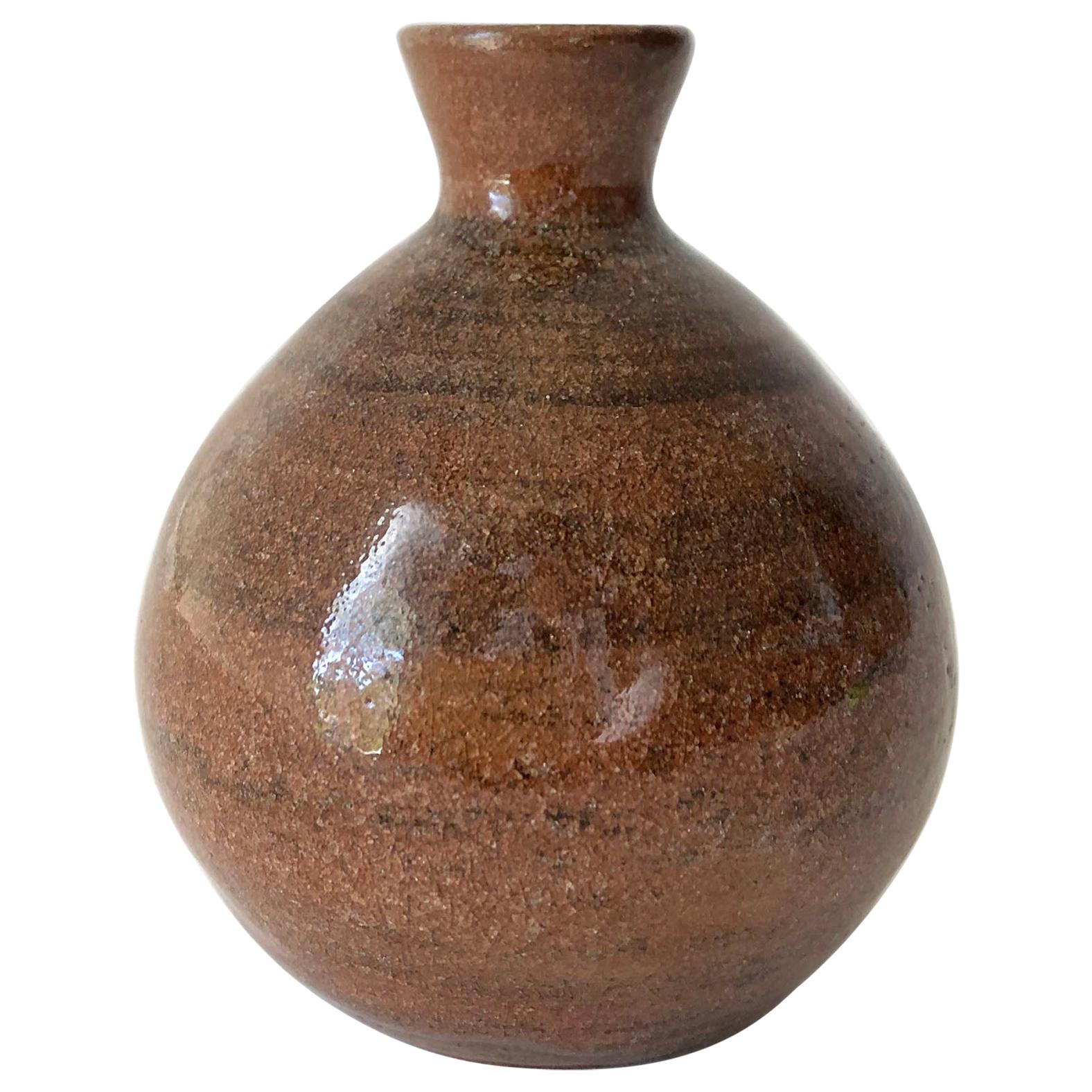 Vivika Otto Heino California Studio Pottery - Vase à bourgeons de mauvaises herbes