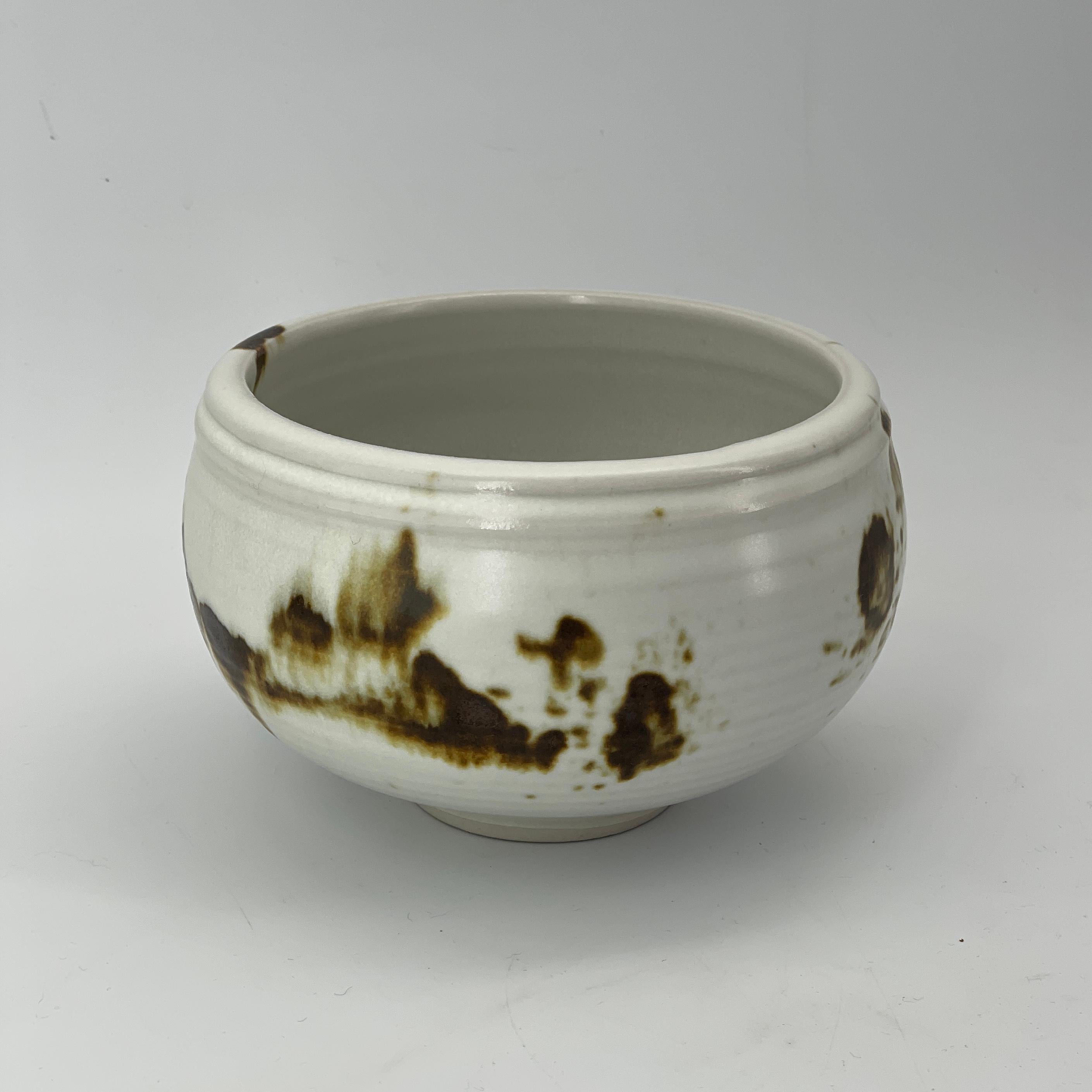 Fine XX secolo Vaso in ceramica d'arte smaltata Vivika + Otto and Vivika Heino Ceramisti americani del XX secolo MCM in vendita