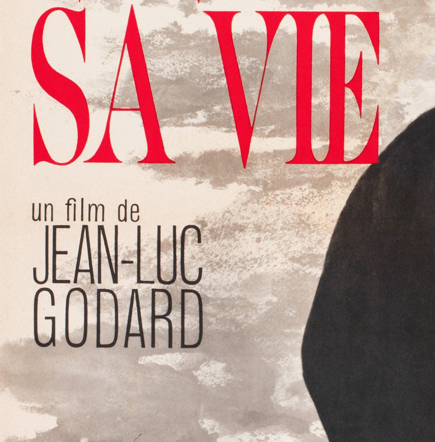Paper Vivre Sa Vie 1962 French Petite Film Poster, Vaissier For Sale