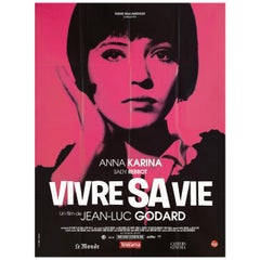 'Vivre Sa Vie' R2011 French Grande Film Poster