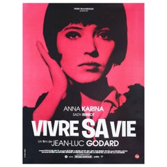 "Vivre Sa Vie" R2011 French Petite Film Poster