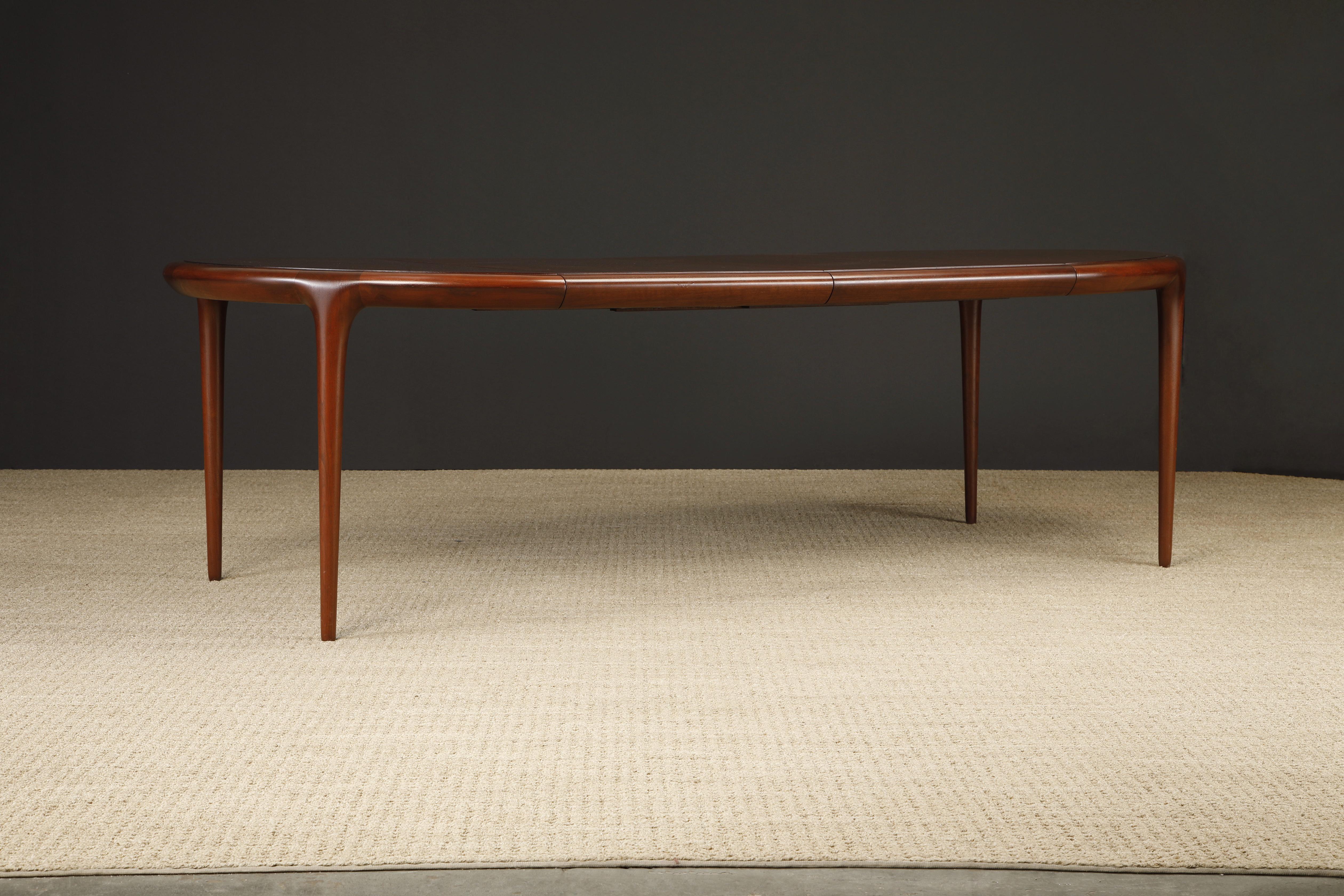 Table de salle à manger VK201 de Vladimir Kagan pour Kagan-Dreyfuss, 1958, signée en vente 4