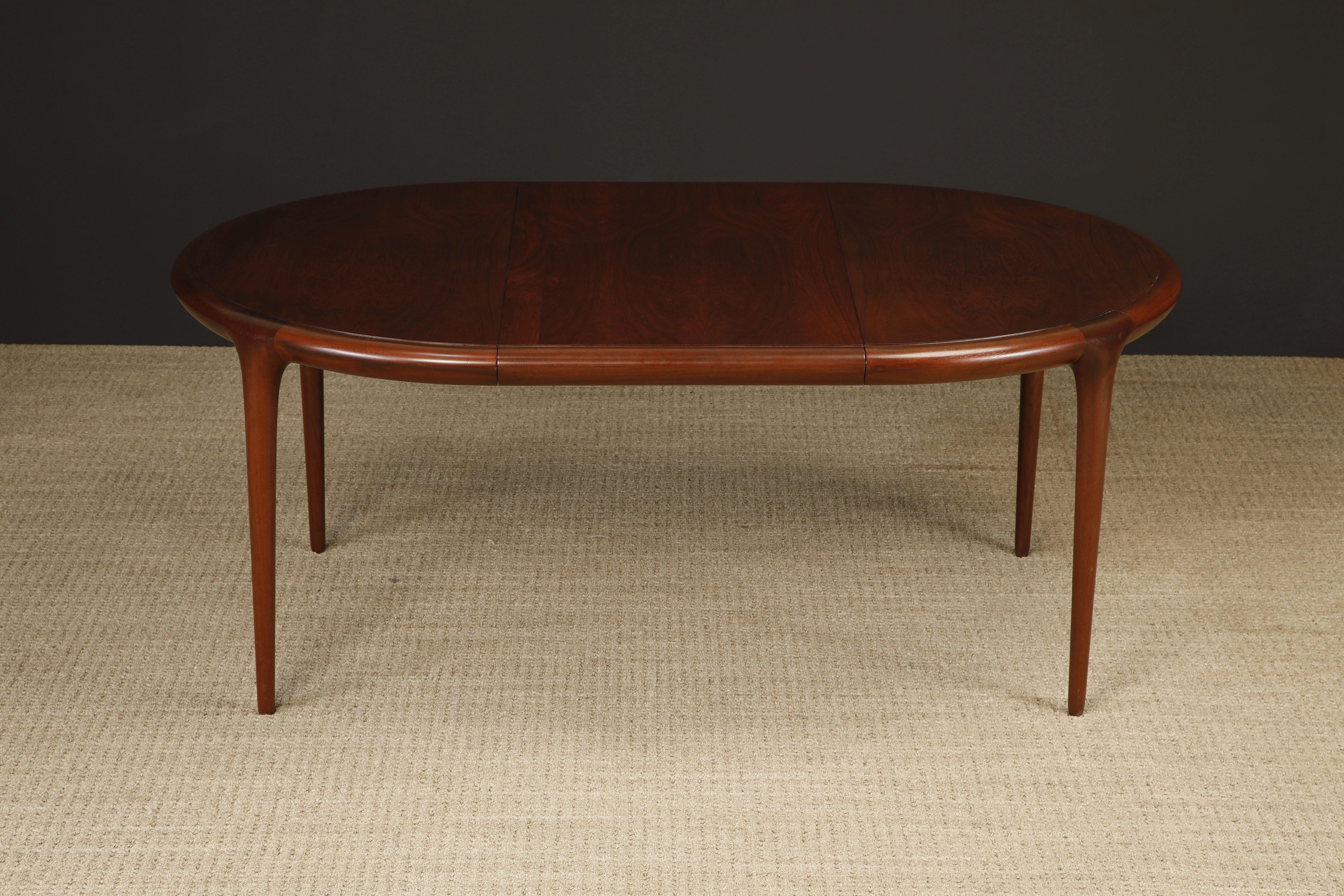 Mid-Century Modern Table de salle à manger VK201 de Vladimir Kagan pour Kagan-Dreyfuss, 1958, signée en vente