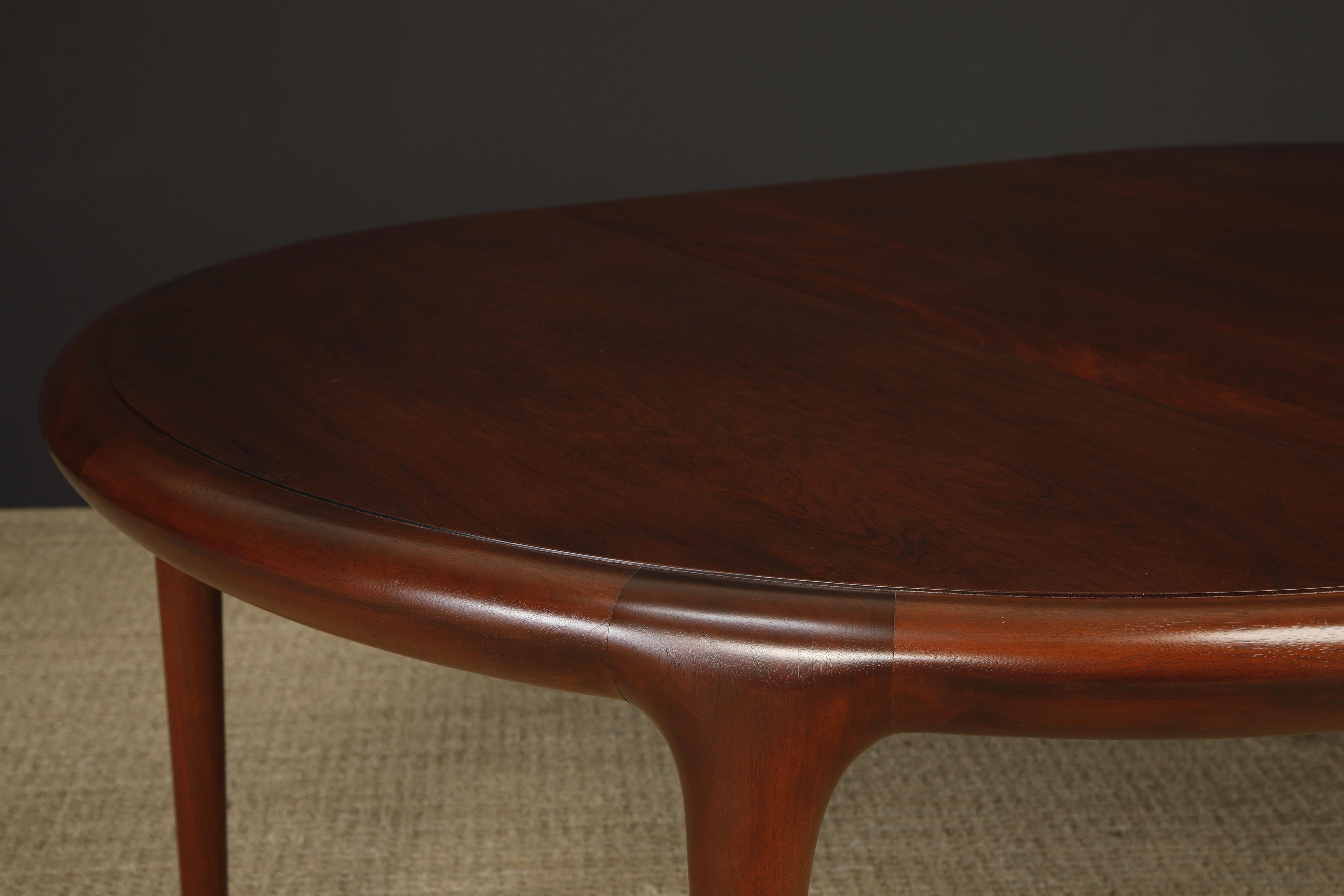 Milieu du XXe siècle Table de salle à manger VK201 de Vladimir Kagan pour Kagan-Dreyfuss, 1958, signée en vente