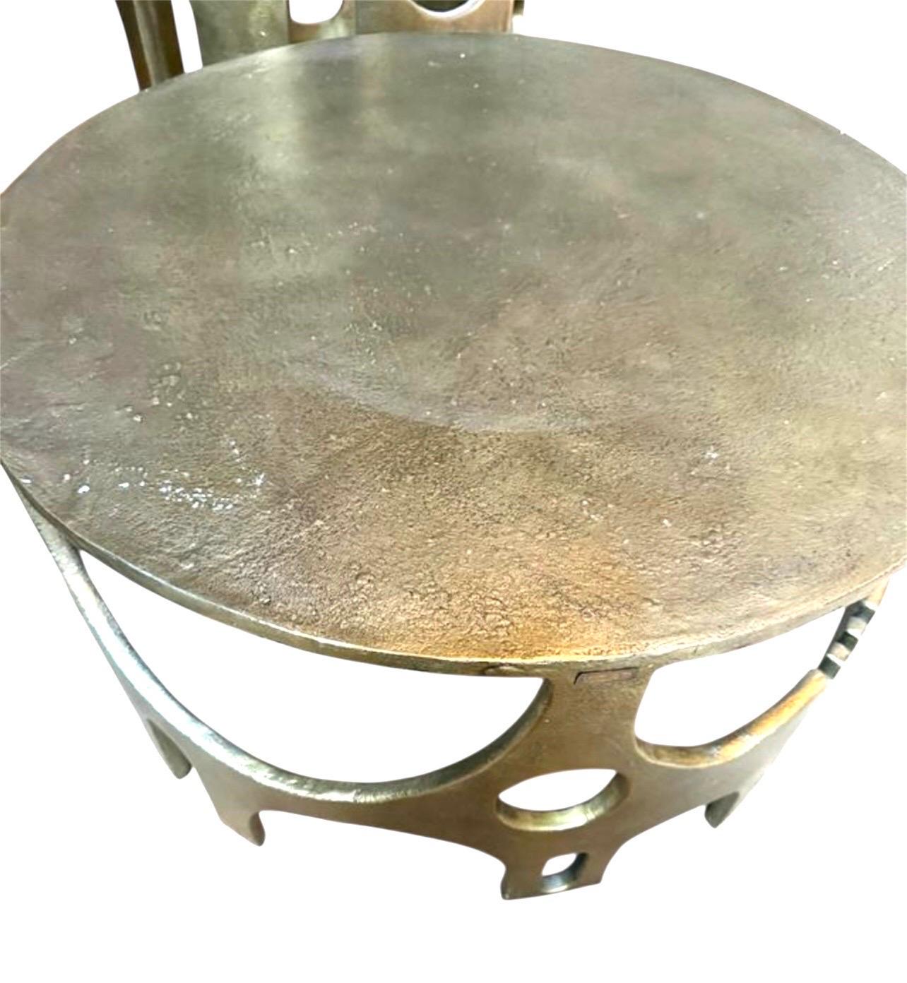 VLAB Brutalist Couchtisch mit Bronze Finish limitierte Auflage , 2008 (Brutalismus) im Angebot