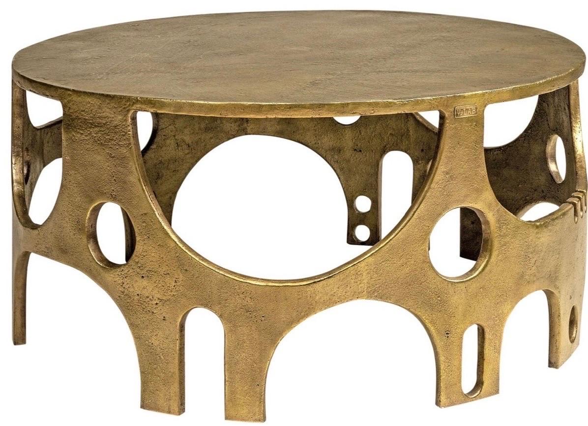 VLAB Brutalist Couchtisch mit Bronze Finish limitierte Auflage , 2008 im Zustand „Hervorragend“ im Angebot in La xara, VC