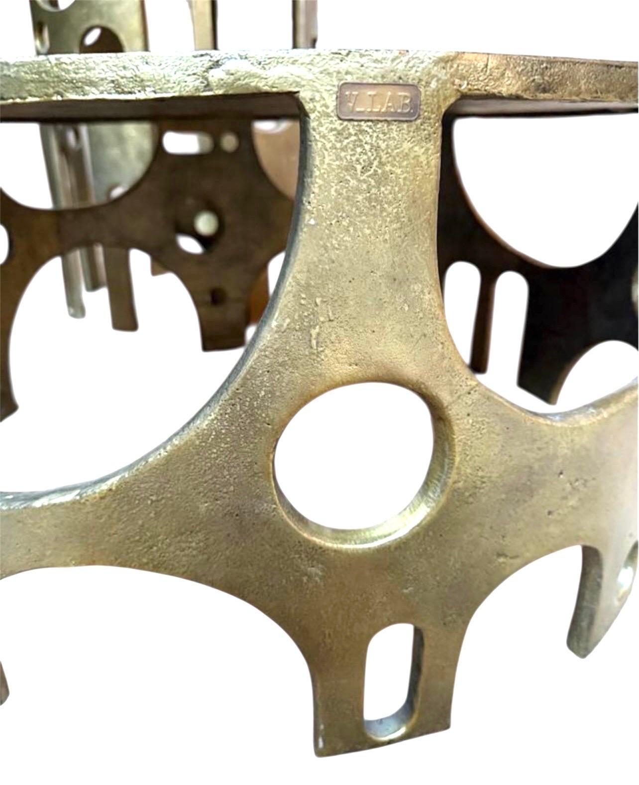 VLAB Paire de tables basses Brutalist avec finition Bronze édition limitée , 2008 en vente 1