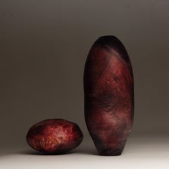 Vlad Droz, Pairs of Unique Hand-Sculpted Wooden Vases
