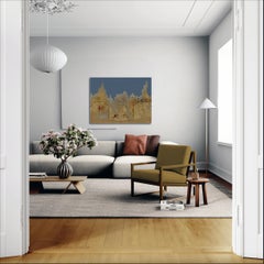 Limited Edition Sublimation Print on Silk - Golden Undergrowth