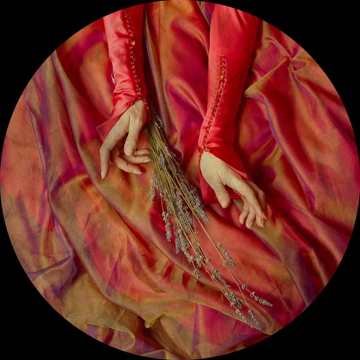 „Hands with Lavender“ D39“ Zoll Ed. 1/3 von VLADIMIR CLAVIJO-TELEPNEV 