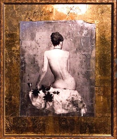 "Sensualite" from the famous "Sensuality" Series, Mirror, Eglomise 