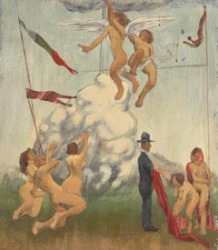 Non illustrato. 1975. Tela, tempura. 41,5x36,5 cm