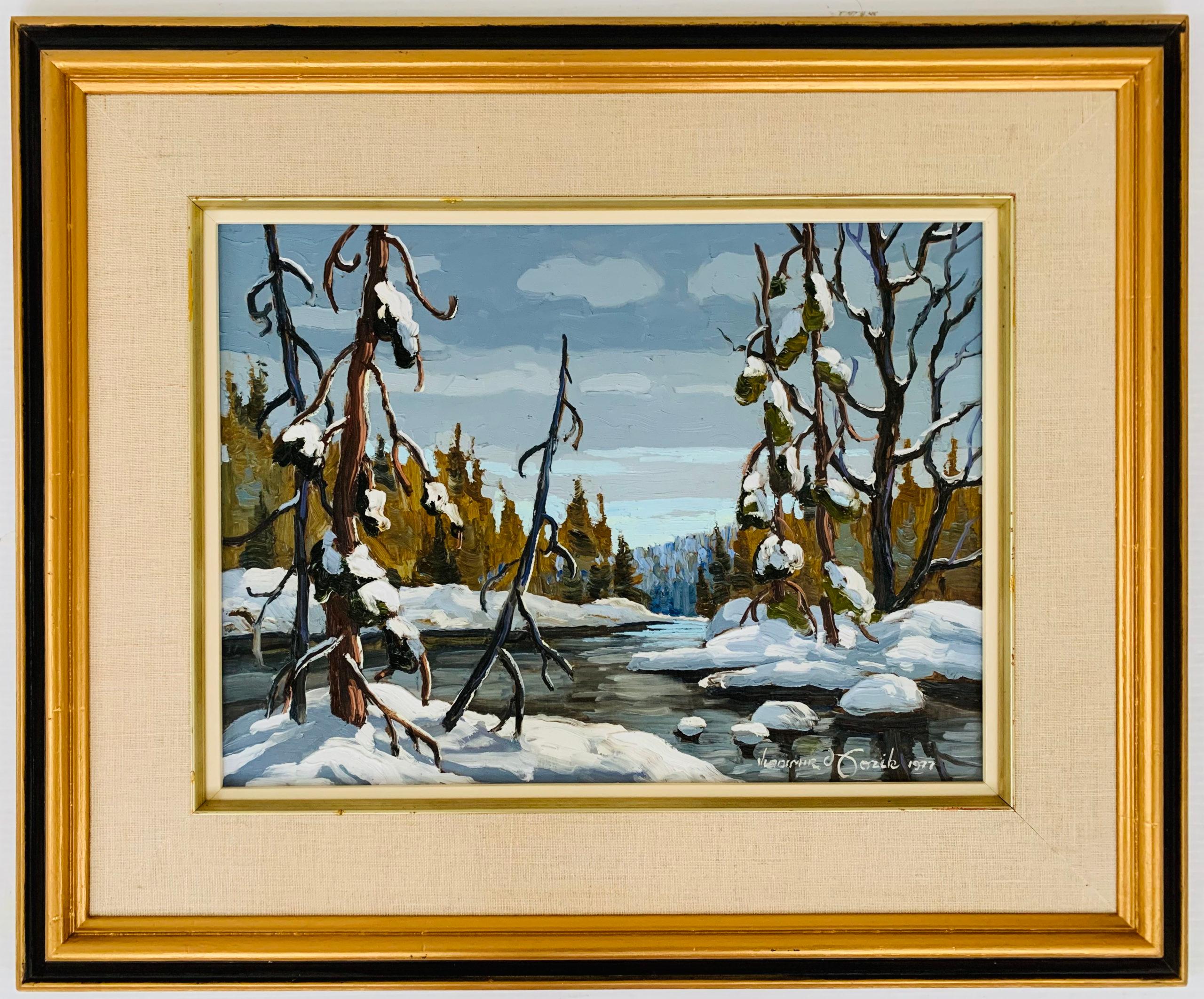 Sainte-Marguerite, Quebec - Painting de Vladimir Horik