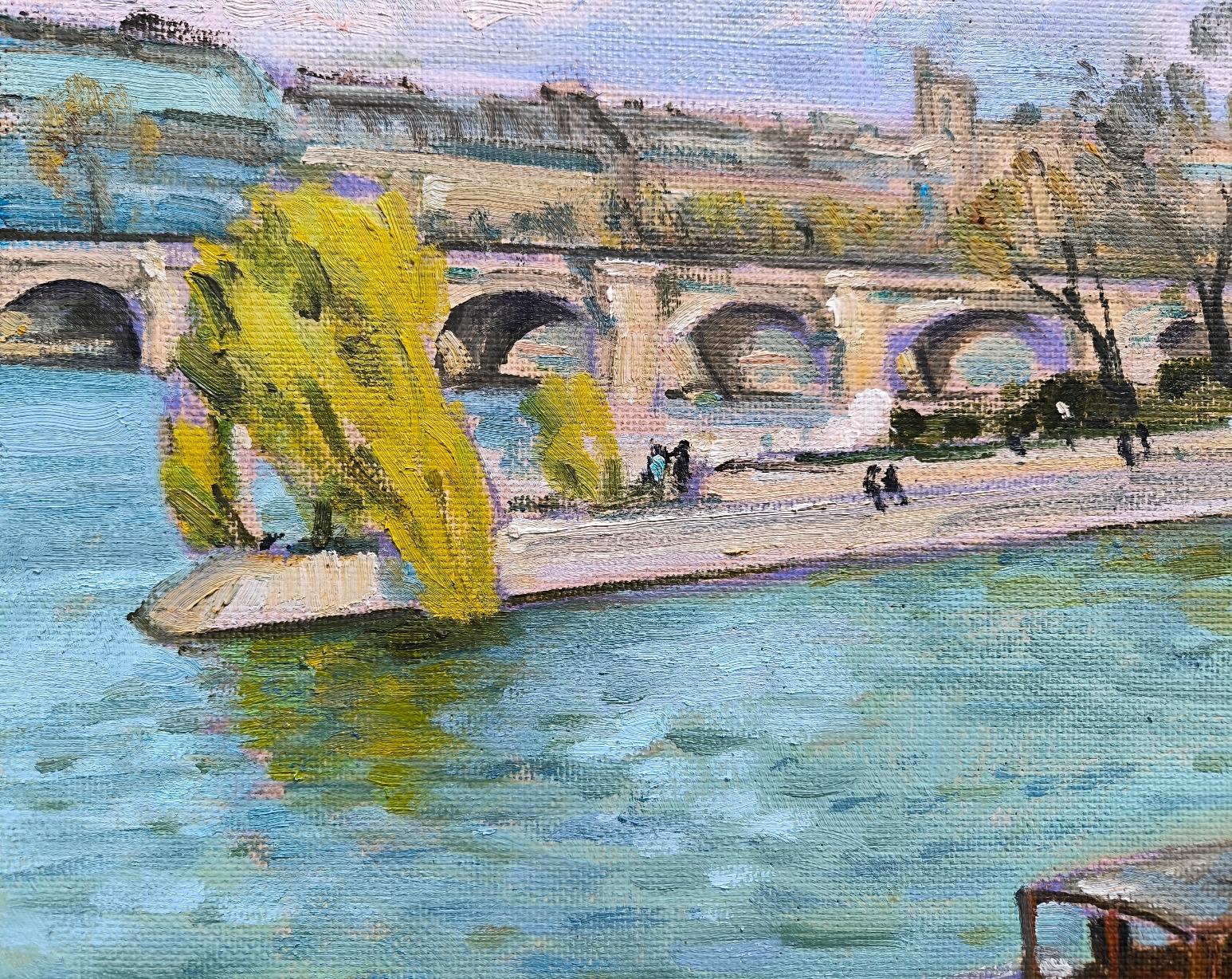 Schiffe auf der Seine-Seine im Angebot 2