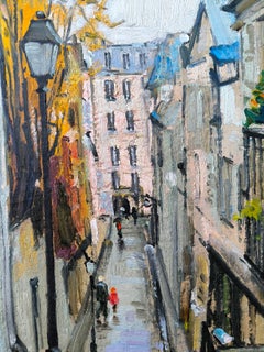 Street in Montmartre, Straße