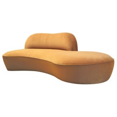 Vladimir Kagan Sofa, Ochre, United States