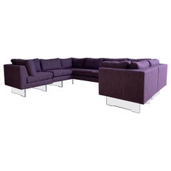 Vladimir Kagan 4 Piece Modular Sectional Sofa, Signed