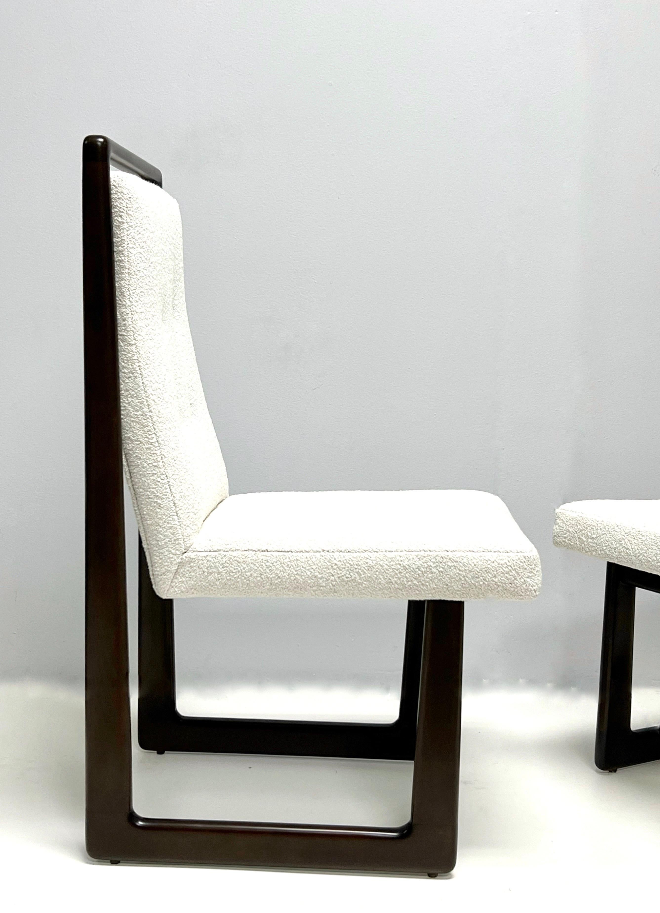 American Vladimir Kagan 6 Sculptural Cubist Dining Chairs